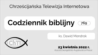 Codziennik biblijny, Słowo na dzień 23 kwietnia 2022 r.