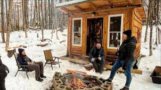 Building a Tiny Off-Grid Cabin in the Woods for a Year, Start to Finish