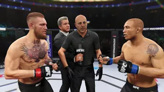 EA UFC 2 (PS4 PRO) Conor McGregor vs José Aldo Full Fight Amazing Knockout