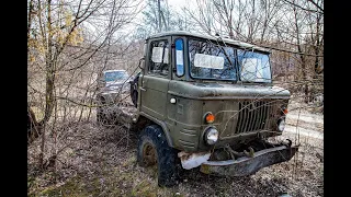 Нашли в заброшенной деревне старый ГАЗ-66