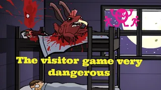 THIS MONSTER IS SO SCARY 😲 ! The visitor ( flash game) -Full game HD Walkthrough - no commentary | 🎯