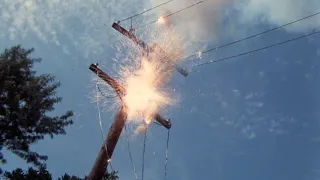 50 Transformers & Power Lines Exploding In 10 Minutes