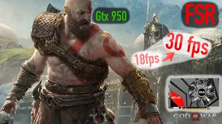 GTX 950 | How FSR improves your fps? | God Of War