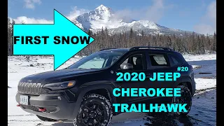 #20 First 4 Wheeling in the Snow for our 2020 Jeep Cherokee Trailhawk. Start of Overland testing.