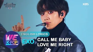 [ENG] EXO - CALL ME BABY + LOVE ME RIGHT [The 2015 KBS Song Festival / 2015.12.30]