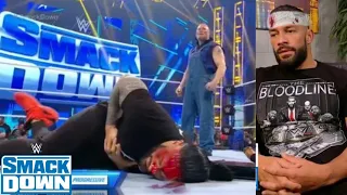 Angry Brock Lesnar Wants Roman Reigns Blood SmackDown ! Roman Vs Brock WrestleMania 38 Blood Match