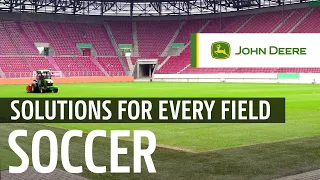 Sports Turf - Grass Soccer Field Maintenance I John Deere