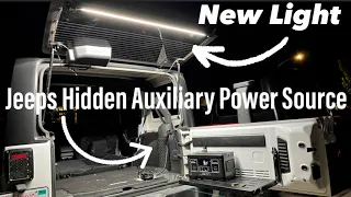 Jeep Wrangler Jk | JKU - DIY Auxiliary Power Source Mod Using Jeeps Factory Tow Package & New Light