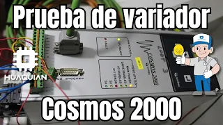 Prueba de variador de frecuencia - Cosmos 2000