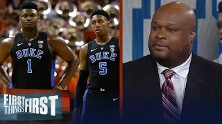 Antoine Walker's keys to Zion, Duke avoiding Sweet 16 upset vs VA Tech | CBB | FIRST THINGS FIRST