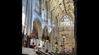 BBC Choral Evensong from Winchester Cathedral on 20th May 1998.