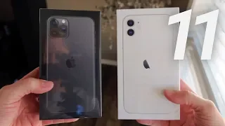 iPhone 11 & 11 Pro Dual Unboxing & Early Review