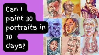 First 23 days - can I paint 30 faces in 30 days?