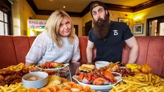 THE FLAMING CHICK N MIX CHALLENGE | BeardMeatsFood