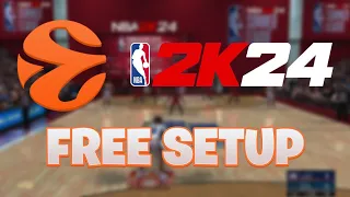 EUROLEAGUE ON NBA 2K24 - Easy Setup (NO DOWNLOADS)