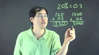 Math Tricks to Easily Figure 20 Percent