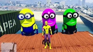 GTA 5 Epic Ragdolls | Spider-Man Jumps/Fails Ep.10 #shorts