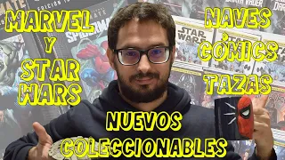 Nuevos Coleccionables de Marvel y Star Wars (Naves, Cómics y Tazas)