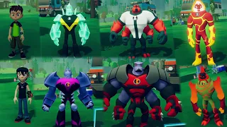 Ben 10: Power Trip (ALL Ben 10 & Kevin 11 Alien Transformations) Cartoon Network (MUST SEE!)