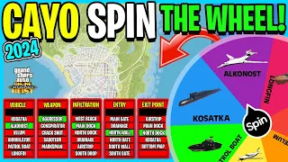 Cayo Perico Heist But The Wheel DECIDES How We Do It - PART 5 (GTA 5 ONLINE)