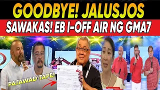 OMG! GRABE TO EAT BULAGA JALUSJOS IBINULGAR TAPE GMA7 MAPILITAN I-OFF AIR  EB JALUSJOS NAKARMA!