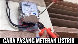 cara pasang meteran listrik