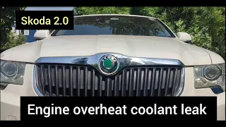 Skoda superb coolant leak complaint (@skilledmechanictamil )