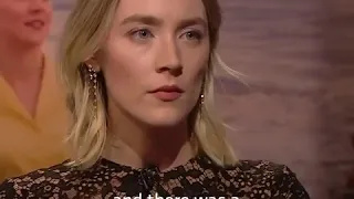 Saoirse Ronan on the Late Late Show Must Watch this!!