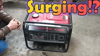 Surging Predator 4k watt generator Repair.