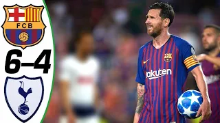 Barcelona vs Tottenham 6-4 - All Goals & Extended Highlights - Résumén y Goles ( Last Matches ) HD