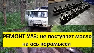 Ремонт УАЗ. Не поступает масло на ось коромысел. УМЗ - 417