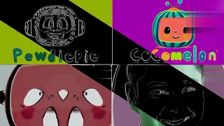 Coco Martin & PewDiePie Cocomelon Intro Logo Effects Inverted + Mix