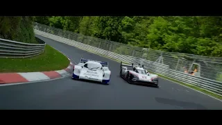 919tribute on tour - the 956 and the 919 Hybrid at the 24h Nürburgring