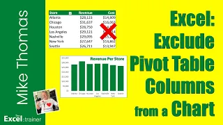 Excel: How to Exclude Specific Columns From a Pivot Chart