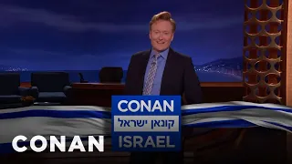 Follow Conan’s Trip To Israel | CONAN on TBS