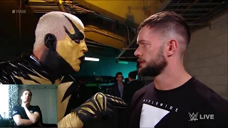 WWE Raw 25/9 2017 Backstage with Goldust blaming on Finn Balor