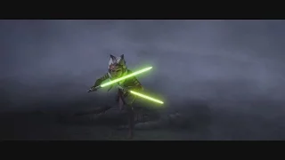 Star Wars: The Clone Wars - Anakin & Ahsoka Tano vs Cad Bane & Obi-Wan Kenobi [1080p]