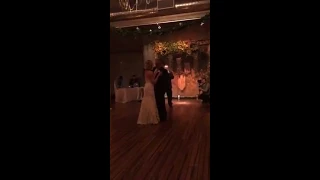 “ Butterfly kisses “. Bob Carlisle Live.  Sings to The Bride & Father