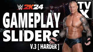 Making WWE 2K24 Harder and More Difficult!! | WWE 2K24 Custom Difficulty Sliders (Ver.3)