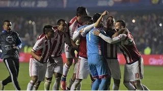 BRAZIL VS PARAGUAY 27/06/2015 Penalty shoot-out