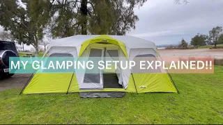 My Glamping Setup Explained | Ultimate Glamping Setup Revealed | Joe Houston