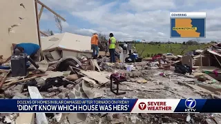 'Didn't know which house was hers': Dozens of homes in Blair damaged after tornado