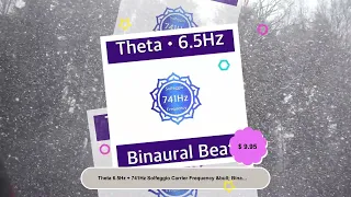 Theta 6.5Hz + 741Hz Solfeggio Carrier Frequency • Binaural Beat Audio