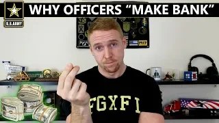 Enlisted vs Officer Pay Gap | Why Officer's Get Paid So Much More