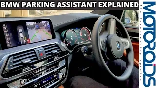BMW Parking Assistant Explained | Parallel and Perpendicular Parking Demonstrated | Motoroids
