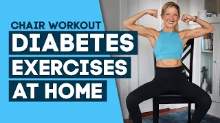 Diabetes Exercises at Home: Chair Workout and Strength Workout (Level 1)
