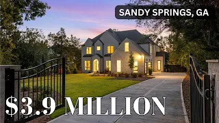 TOUR NEW LUXURY HOME For Sale in Sandy Springs, Georgia I Atlanta Real Estate I Atlanta Luxury Homes