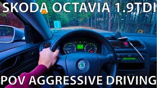 POV 2005 Skoda Octavia 1.9 TDI - Aggressive Driving