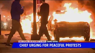 Fire Chief urging for peaceful protests