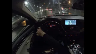 BMW F10 528I POWERSLIDING POV TBILISI